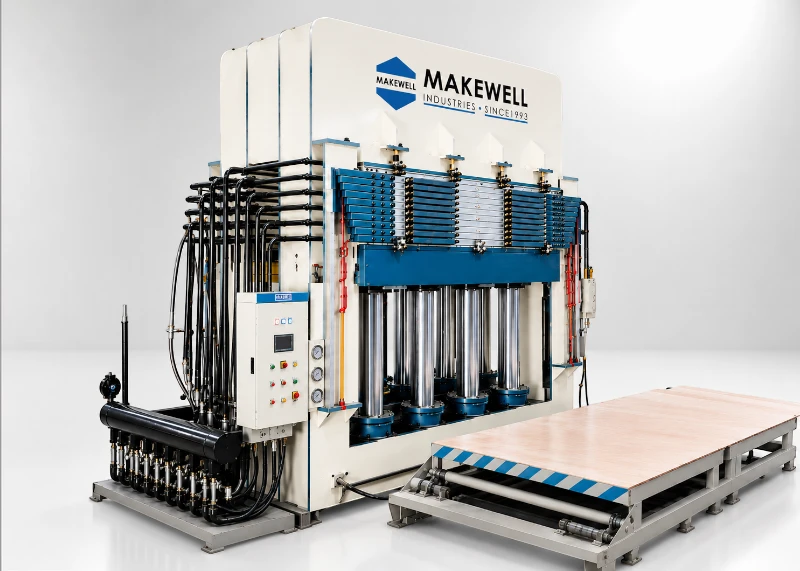 Plywood Block Board Flush Door Hot Press Machine